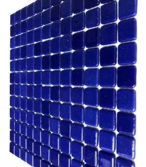 ST040 Мозаика стеклянная Mono чернильный 31х31 (чип 25х25х4), Antarra