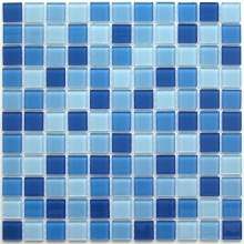 Navy blue Мозаика стеклянная Navy blu 25х25х4