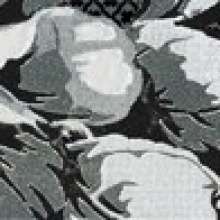 Аллегро черный цветы бордюр (05-01-1-52-03-04-100-1 )