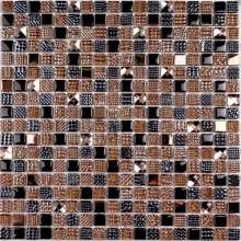 Crystal brown Мозаика стеклянная Crystal brown 15х15х8