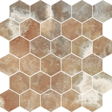 Hexagono Onice Gold