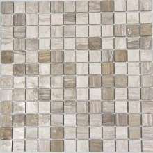 Мозаика из натурального камня Wooden Grey 31.6x31.6