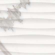 Миланезе дизайн Плитка настенная каррара волна 1064-0158 20х60
