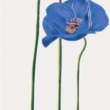 MONOCOLOR POPPY Панно (3 шт.х27,5х40) синее BL 27,5х120