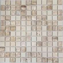 Мозаика из натурального камня Travertino - Botticino 31.6x31.6 