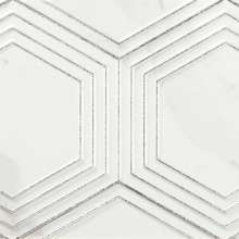 Decor Hexa White Matt 25x65 (24,5x64,5 толщина 6 мм) - Azulev 