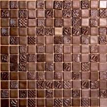 Стеклянная мозаика Pandora Wengue 50% 31.6x31.6 Mosavit