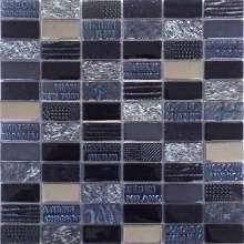 Стеклянная мозаика Cities Black 30x30.3 Mosavit