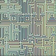 Декор Nuvola Verde Labirint 20,1 х 50,5