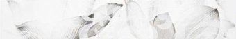 Каррарский Мрамор Бордюр цветы 1504-0145 7,5х45