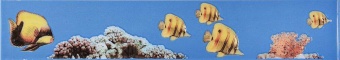 MONO FISH Бордюр синий BL 7х40