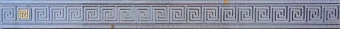 Пальмира Бордюр стеклянный серый 5х60