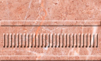 Грато розовый Бордюр объёмный сортовые 250х150х11,6 (вариант №1)