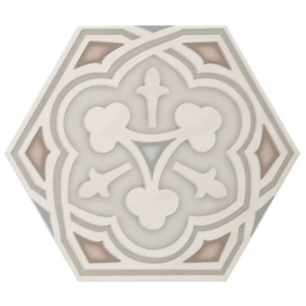 Decor Vodevil Ivory 17.5x17.5 - 18 рисунков Cifre Ceramica