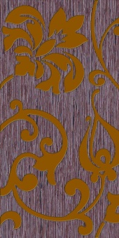 Ваниль коричневый Вставка декоративная сортовые 400х200х8 (вариант №1)