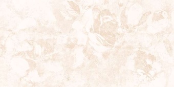 Fresco Плитка настенная декорированная рельеф цветы светло-бежевый  (C-FRL302D) 29,7x60