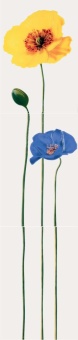 MONOCOLOR POPPY Панно (3 шт.х27,5х40) синее BL 27,5х120