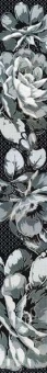  Аллегро черный цветы бордюр (05-01-1-56-03-04-100-1)