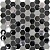 Стеклянная мозаика Hexagono Negro 30.5x30.2