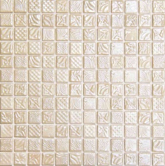 Стеклянная мозаика Pandora Vainiglia 100% 31.6x31.6  Mosavit