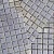 Стеклянная мозаика Metalico Silver 31.6x31.6