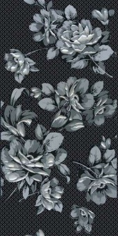 Аллегро черный цветы (04-01-1-08-03-04-100-1 )