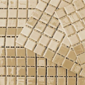 Стеклянная мозаика Monocolor Beige 31.6x31.6   – Mosavit