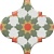 OS\A40\65000 Декор для стен Арабески Майолика орнамент 6,5x6,5