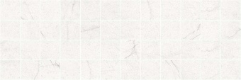 Rock Декор мозаичный белый MM11186 20х60