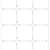 1230HS Мозаика Конфетти белый, полотно 30х40 из 12 частей 9,9х9,9