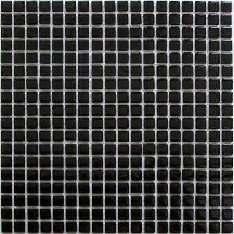 Super black Мозаика стеклянная Super black 15х15х4