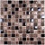 Sudan Мозаика стеклянная с камнем Sudan 23х23х8