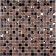 Crystal brown Мозаика стеклянная Crystal brown 15х15х8