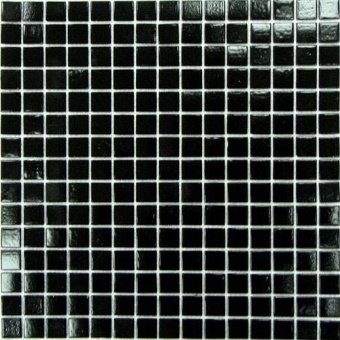 Simple Black Мозаика стеклянная Simple Black (на бумаге) 20х20х4
