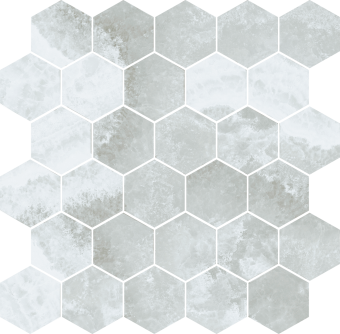 Hexagono Onice Silver