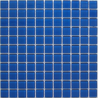 Deep blue Мозаика стеклянная Deep blu 25х25х4