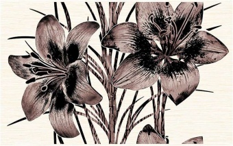 Piano коричневый Вставка декоративная сортовые 400х250х8 (вариант №2)